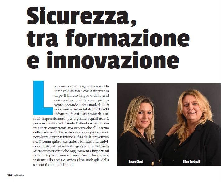 Sicurezza tra formazione e innovazione – Intervista Millionaire